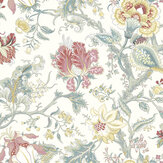 Tree of Life Wallpaper - Tea Rose  - by The Design Archives. Click for more details and a description.