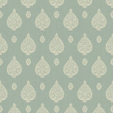 Malaya Wallpaper - Duck Egg  - by The Design Archives. Click for more details and a description.