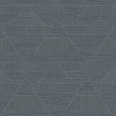 Triangle Lines Wallpaper - Blue - by Eijffinger. Click for more details and a description.