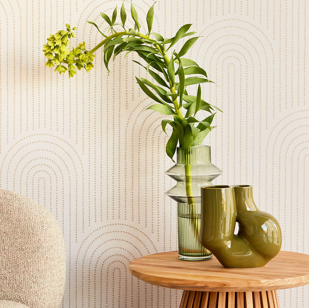 Zen Garden Wallpaper - Cream - by Eijffinger