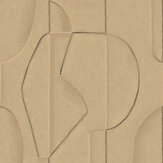 Sculpted Clay Mural - Gold - by Eijffinger. Click for more details and a description.