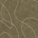 Painted Lines Mural - Brown - by Eijffinger. Click for more details and a description.