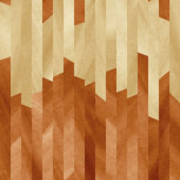 Strata Wallpaper - Hot Ginger - by Ohpopsi. Click for more details and a description.