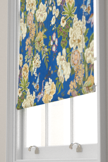 Emperor Peony Blind - Herbal Blue / Amber - by Sanderson. Click for more details and a description.