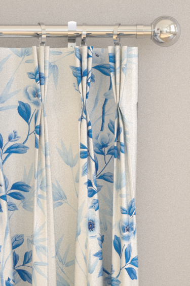 Lady Alford  Curtains - Porcelain /China Blue - by Harlequin. Click for more details and a description.