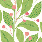 Berry Dot Wallpaper - Pear & Peach - by Ohpopsi. Click for more details and a description.