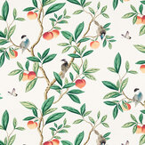 Ella  Fabric - Fig Blossom/ Fig Leaf/ Nectarine - by Harlequin. Click for more details and a description.