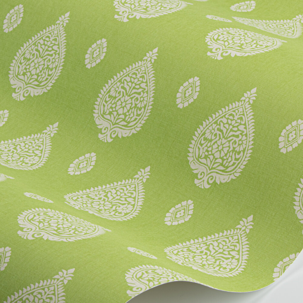 Malaya Wallpaper - Lime - by The Design Archives