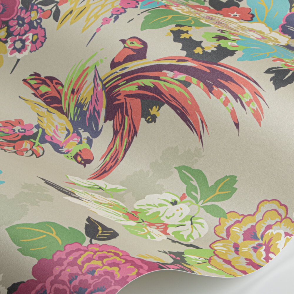 Grand Floral Wallpaper - Calypso - by The Design Archives