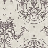 Albertina Wallpaper - Taupe - by The Design Archives. Click for more details and a description.