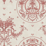 Albertina Wallpaper - Terracotta - by The Design Archives. Click for more details and a description.