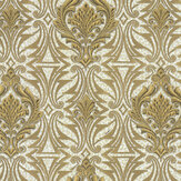 Damasco Elegante Wallpaper - Gold - by Roberto Cavalli. Click for more details and a description.