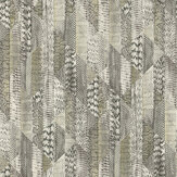 Patchwork Serpente Wallpaper - Taupe - by Roberto Cavalli. Click for more details and a description.