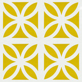Breeze Wallpaper - Mustard - by Mini Moderns. Click for more details and a description.