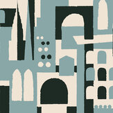 Hey! Manhattan Wallpaper - High Tide - by Mini Moderns. Click for more details and a description.