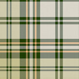Chesterfield Plaid Wallpaper - Juniper - by Mind the Gap. Click for more details and a description.