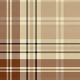 Chesterfield Plaid Wallpaper - Cappuccino - by Mind the Gap. Click for more details and a description.