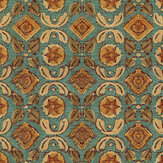 Varanasi Wallpaper - Topaz - by Mind the Gap. Click for more details and a description.