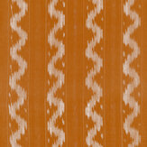 Vintage Ikat Wallpaper - Apricot - by Mind the Gap. Click for more details and a description.