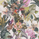 Papier peint Flora Fantasy - Multicolore / blanc - Albany. Cliquez pour en savoir plus et lire la description.