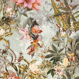 Floral Tropicana Wallpaper - Light Blue - by Albany. Click for more details and a description.