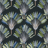 Feather Chic Wallpaper - Navy - by Albany. Click for more details and a description.