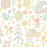 Honeywood Bears Wallpaper - Honeycomb - by Ohpopsi. Click for more details and a description.