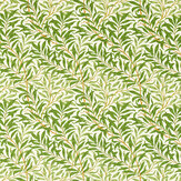 Willow Bough  Fabric - Leaf Green - by Morris. Click for more details and a description.