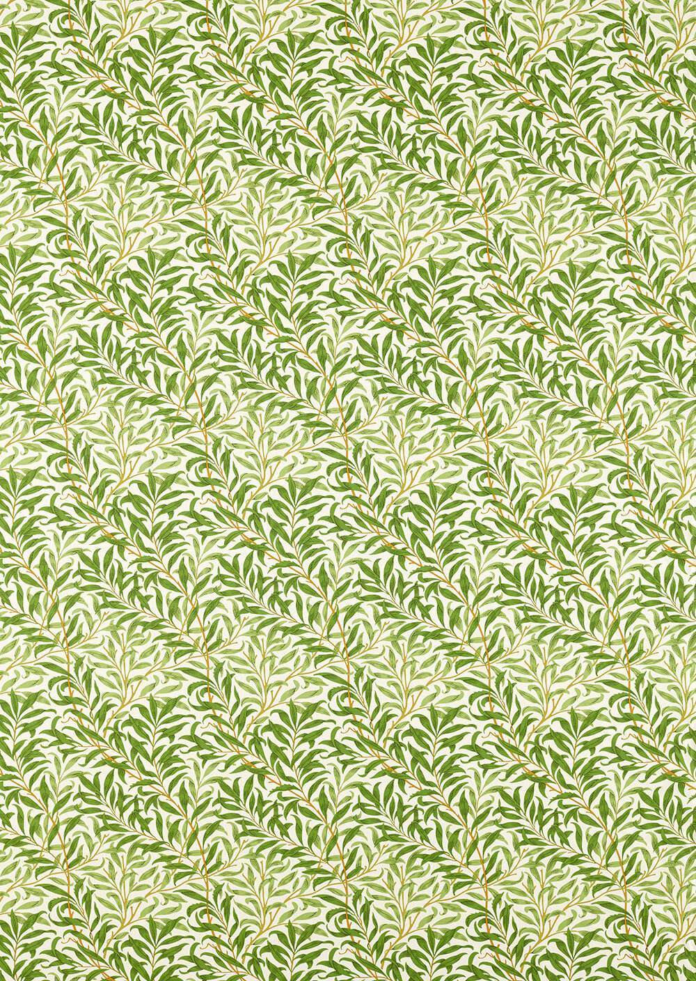 Willow Bough  Fabric - Leaf Green - by Morris