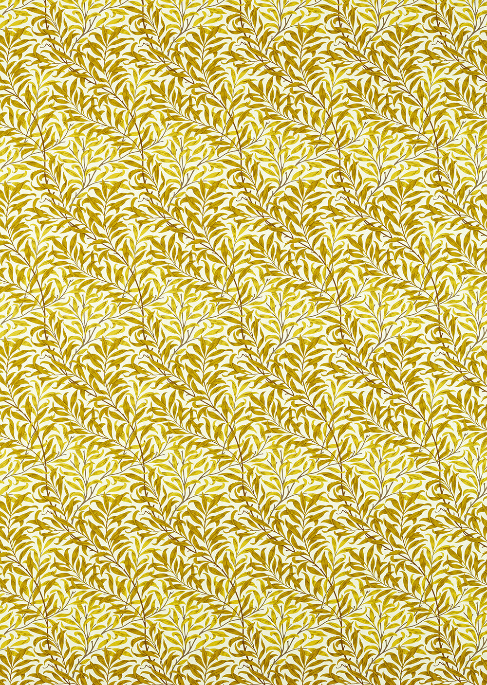 Willow Bough  Fabric - Summer Yellow - by Morris