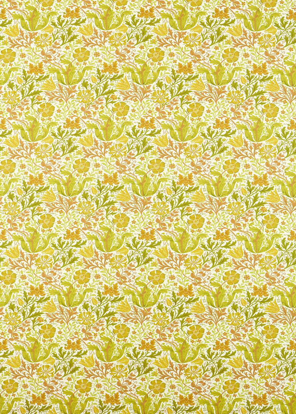 Compton  Fabric - Summer Yellow - by Morris
