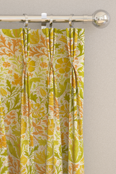 Compton  Curtains - Summer Yellow - by Morris. Click for more details and a description.