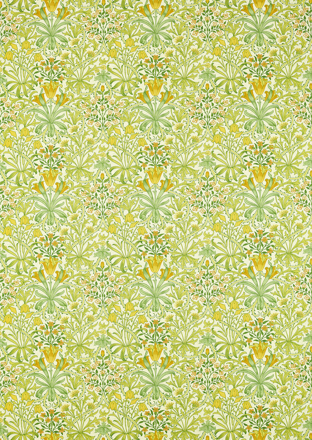Woodland Weeds  Fabric - Sap Green - by Morris