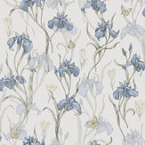 Iris Wallpaper - Sky Blue - by Sandberg. Click for more details and a description.
