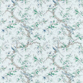 Chintz  (Sold by the metre) Wallpaper - Bluestone - by Zoffany. Click for more details and a description.