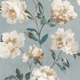 Odelia Wallpaper - French Blue - by Romo. Click for more details and a description.