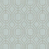 Luxe Geo Wallpaper - Duck Egg - by Superfresco Easy. Click for more details and a description.