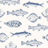 Name The Plaice Wallpaper - Coast Blue - by Joules. Click for more details and a description.
