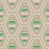Hallaton Kilim Wallpaper - Garden Greens - by Joules. Click for more details and a description.