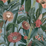 Tigerlily Wallpaper - Sky - by Graham & Brown. Click for more details and a description.