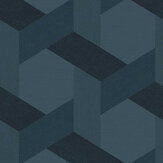 Fractal Wallpaper - Navy - by Graham & Brown. Click for more details and a description.