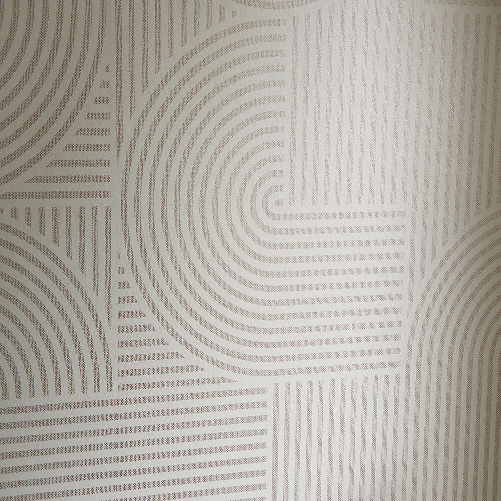 Centra Wallpaper - White - by Graham & Brown