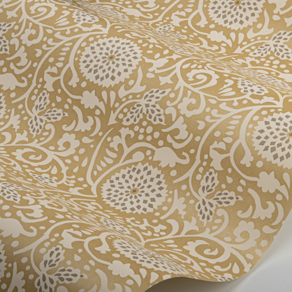 Shaqui Wallpaper - Gold - by Designers Guild