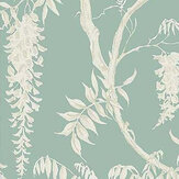 Wisteria Trails Wallpaper - Duck Egg - by Next. Click for more details and a description.