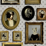 Top Dog Wallpaper - Cream - by Graduate Collection. Click for more details and a description.