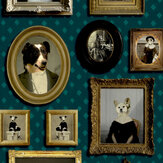 Top Dog Wallpaper - Green - by Graduate Collection. Click for more details and a description.