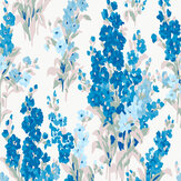 Stocks Wallpaper - Blue Sky - by Laura Ashley. Click for more details and a description.