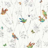Aviary Wallpaper - Natural - by Laura Ashley. Click for more details and a description.