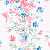 Charlotte Wallpaper - Coral Pink - by Laura Ashley. Click for more details and a description.