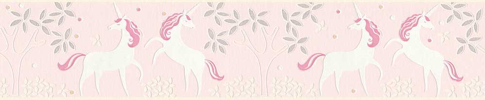 Magical Unicorn Border - Pink - by Albany